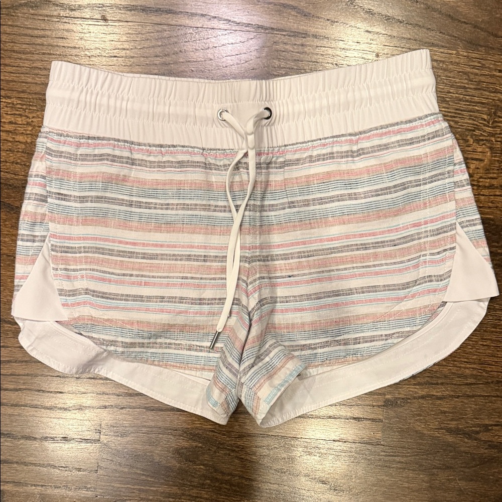 Athleta Multicolor Striped Athletic Shorts